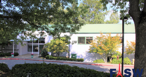 Building with logo 1